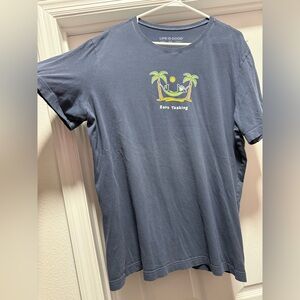 Life Is Good Charcoal Tee